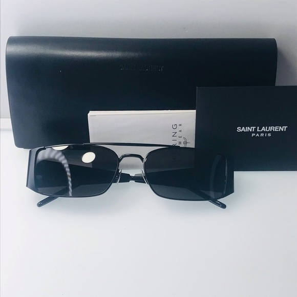New - Saint Laurent Women's Sl366lenny  Black Sunglasses - Picture 12 of 16